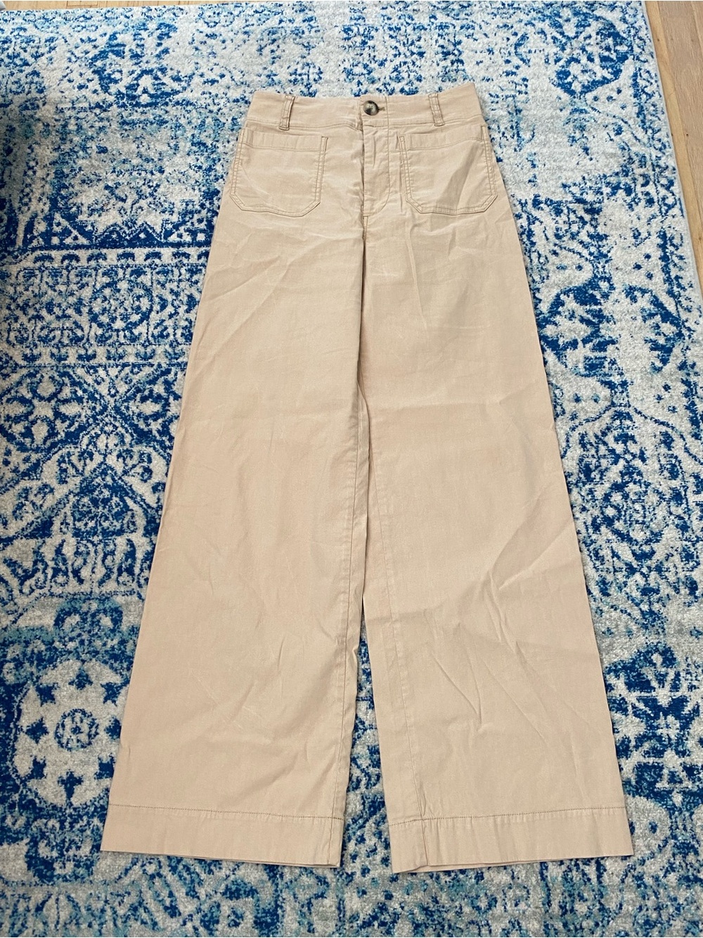 Maeve The Colette Chino Pants in Light Beige